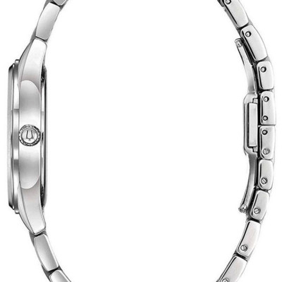 Đồng Hồ Nữ Bulova Đính Kim Cương Dây Thép Không Gỉ 96P198 - Mặt Xà Cừ