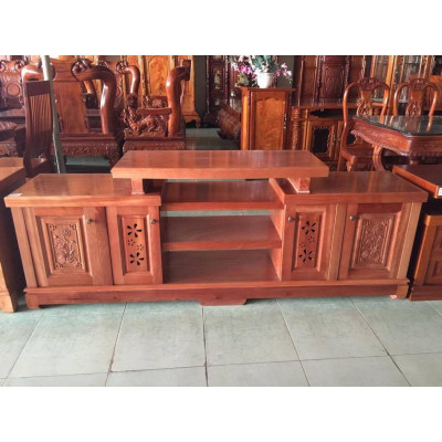KỆ TIVI XOAN ĐÀO KIỂU MÂM ,tủ để tivi bằng gỗ , kệ trang trí phòng khách