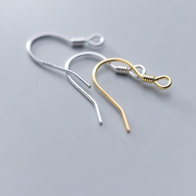 Combo 6 cái bông tai bạc dạng móc treo - Ngọc Quý Gemstones