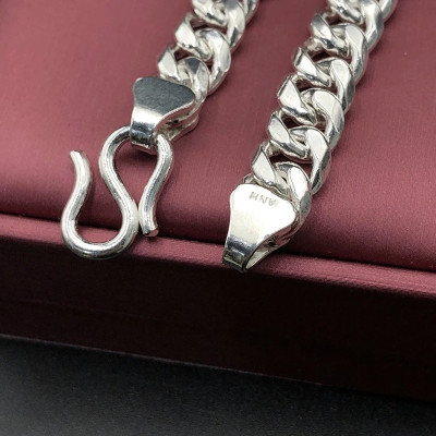 Lắc Tay Nam Kiểu Móc Xích Đơn Giản BẠC HIỂU MINH LTN012