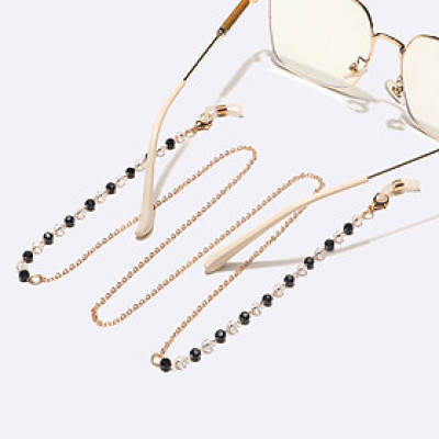 Dây đeo mắt kính glasses chain mix hạt cườm đen trắng nổi bật độc đáo phong cách giới trẻ hot trend fashion