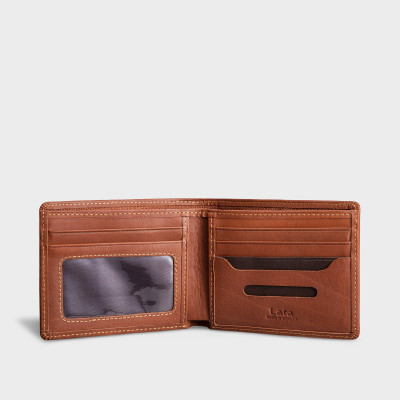 Ví nam da bò Lata ( Thời trang nam - Ví da thật LVN68 )