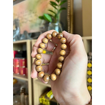 Vòng đeo tay Bách Xanh - size 10li - Đánh bóng tự nhiên - mùi thơm mãi mãi