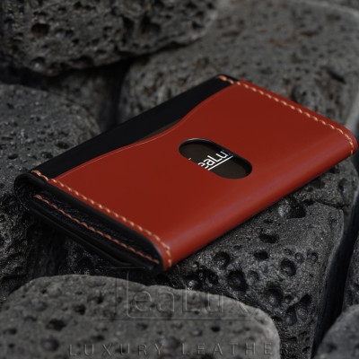 Ví Da Đựng Thẻ Handmade Cao Cấp Lealux Card Wallet