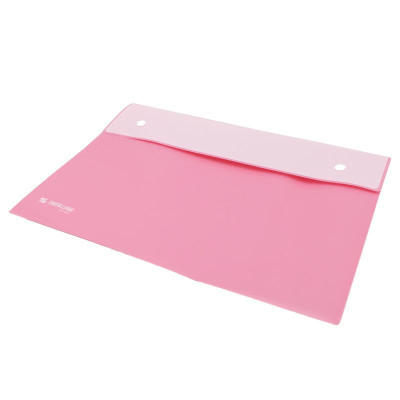 Bìa Nút Màu Pastel F4 - Thiên Long CBF-003 - Hồng Pastel (Sức Chứa 125 Tờ A4)