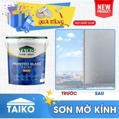 Keo Sơn Mờ Kính Chống Nhìn Trộm TAIKOMI, Keo Sơn Bóng Mờ Kính Văn Phòng, Mờ Kính Cửa Sổ, Nhà Tắm, Phòng Ngủ