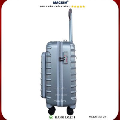 Vali cao cấp Macsim Smooire MSSM158-2b cỡ 20 inch màu silver - Hàng loại 1