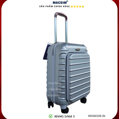 Vali cao cấp Macsim Smooire MSSM158-2b cỡ 20 inch màu silver - Hàng loại 1