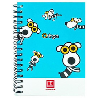 Sổ Lò Xo Ngang Oringa A6 200 Trang Hồng Hà 4166