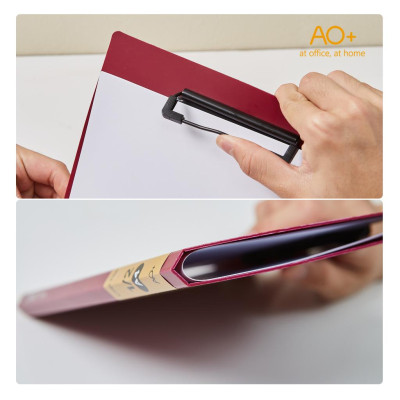 Bìa kẹp trình ký Smart A4 gập thành A5, thường hiệu AO+