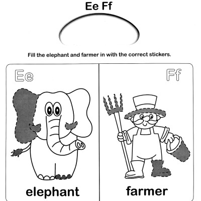 Early Learning ABC - Sticker Activity