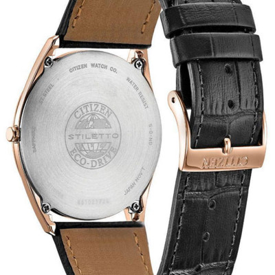 Đồng Hồ Nam Citizen Siêu Mỏng Dây Da AR3073-06E - Mặt Đen (Sapphire)