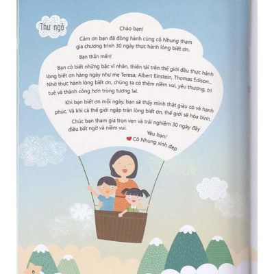 Sách - Rèn Luyện Phẩm Chất Cho Trẻ 30 Ngày Thực Hành Lòng Biết Ơn - Từ 5-12 Tuổi - NXB Phụ Nữ