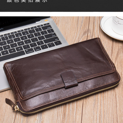 Ví cầm tay nam DA BÒ THẬT  - BEE GEE VNA9028