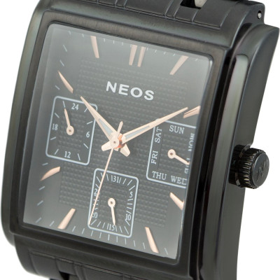 Đồng Hồ Nam Mặt Vuông 6 Kim Neos N-50557M Sapphire Bảo Hành Chính Hãng 5 Năm