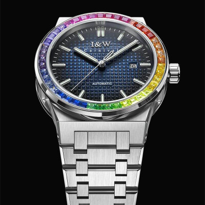 Đồng hồ nam chính hãng IW Carnival IW716G-4 ,Kính sapphire,chống xước,Chống nước30m,BH24 tháng,Máy điện tử(pin),dây da