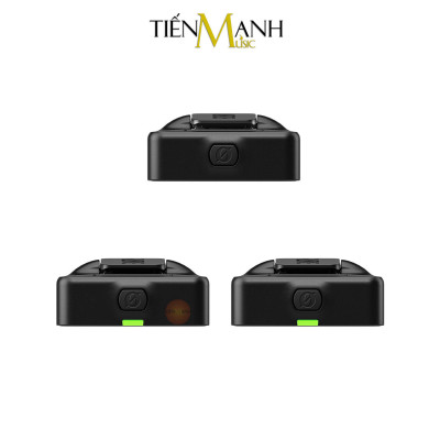 Micro Rode Wireless Pro 2 Phát 1 Thu - Mic Không Dây Thu Âm Livestream, Phỏng vấn Ngoài Trời Microphonen Hàng Chính Hãng