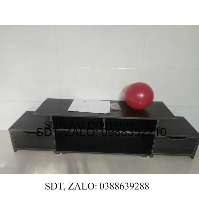 Kệ tivi tùy chỉnh kích thước A1970 (90-120)*27*32cm, Gỗ MDF 12mm phủ melamine chống thấm