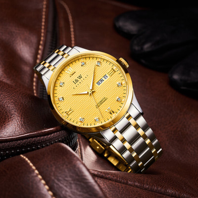 Đồng hồ nam chính hãng IW CARNIVAL IW651G-3 Kính sapphire ,chống xước ,Chống nước 50m ,Bảo hành 24 tháng,Máy cơ (Automatic),dây kim loại thép không gỉ 316L, thiết kế đơn giản dễ đeo