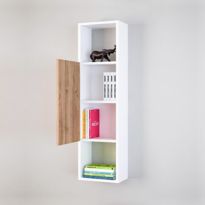 Kệ gỗ trang trí trưng bày hiện đại SMLIFE Wilma