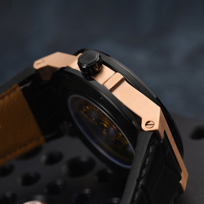 Đồng Hồ Nam I&W Carnival 589G1 Full Box Chống Nước Kính Chống Xước Dây Da Cao Cấp BH 24T (Máy Cơ Tự Động)