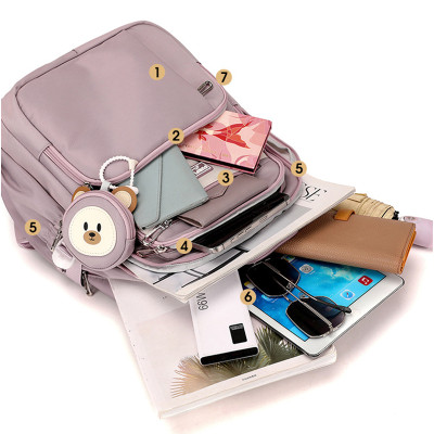 Balo thời trang phong cách Hàn Quốc dày dặn chống thấm nước dùng cho đi học, đi chơi - BEE GEE – BLTT9161