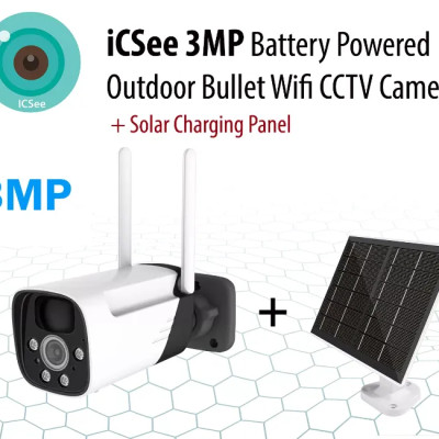 Camera WiFi Năng Lượng Mặt Trời NetCAM SL90, Góc Quan Sát 89º, Độ phân giải 3.0MP - Hàng Chính Hãng
