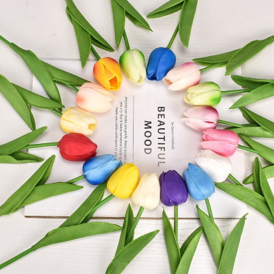 Hoa tulip giả - hoa tulip đủ màu - dài 30cm - Cây giả, hoa lụa Decor trang trí nhà cửa