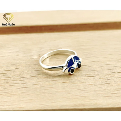 Nhẫn bạc Ý 925 Huệ Ngân - Little Car TJ029 (li tay nhỏ)