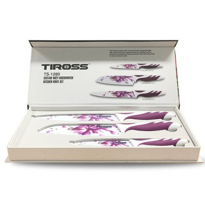 Bộ dao tráng men sứ Tiross TS1280 - Hàng chính hãng