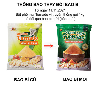 Bột Phô Mai Tornado Vị Truyền Thống (1kg / Gói)