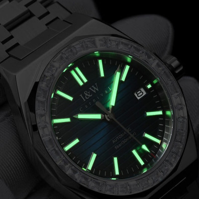 Đồng hồ nam chính hãng IW CARNIVAL IW733G-1 Kính sapphire ,chống xước ,Chống nước 50m ,Bảo hành 24 tháng,Máy cơ (Automatic),dây kim loại thép 316L không gỉ, thiết kế đơn giản dễ đeo