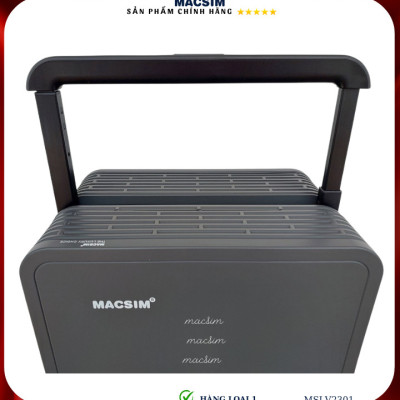 Vali cao cấp Macsim SMLV2301 cỡ 24inch màu đen - Hàng loại 1