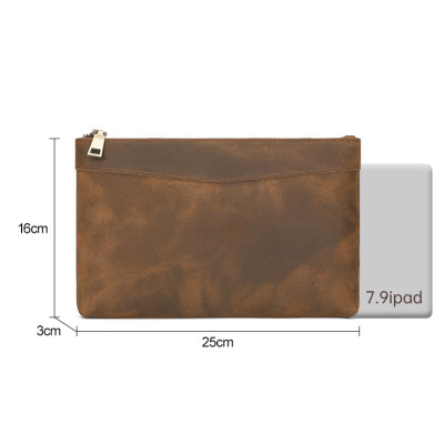 Ví cầm tay nam DA BÒ THẬT  - BEE GEE VNA1022