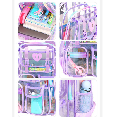 Ba lô trong suốt Ba lô PVC chống thấm nước dành cho cả nam và nữ-HS1324