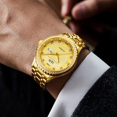 Đồng hồ nam chính hãng IW CARNIVAL IW615G-1 Kính sapphire ,chống xước ,Chống nước 50m ,Bảo hành 24 tháng,Máy cơ (Automatic),dây kim loại thép không gỉ 316L, thiết kế đơn giản dễ đeo