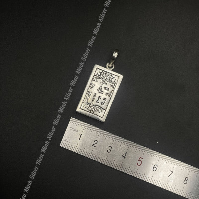 Mặt Dây Chuyền Nam Nữ Bạc Hiểu Minh MDN029s đựng bùa