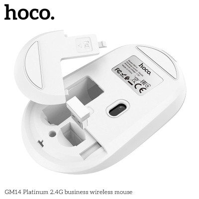 Chuột Không Dây Ho,co GM14 , kết nối USB 2.4G, DPI 1200, thiết kế sang trọng, tiện lợi khi sử dụng - Hàng chính hãng