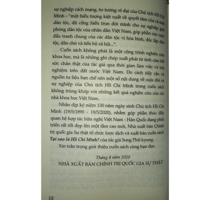 Sách - Tại Sao Là Hồ Chí Minh - NXB Chính Trị Quốc Gia