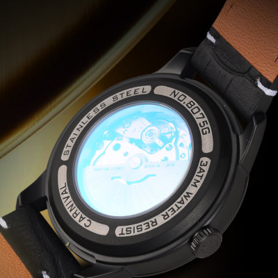 Đồng Hồ Nam I&W CARNIVAL 578G1 Chính Hãng Full Box Chống Nước Kính Chống Xước Dây Da Cao Cấp BH 24T (Máy Cơ Tự Động)