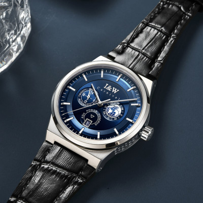 Đồng hồ nam chính hãng IW Carnival IW782G-1 ,kính sapphire,chống xước,chống nước 50m,Bh 24 tháng,máy cơ (automatic)