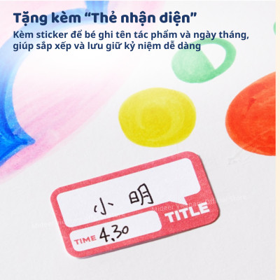 Túi đựng tài liệu tranh vẽ A3 Mideer Colorful Creations Gallery