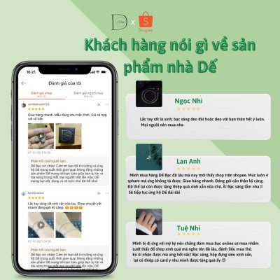 Khuyên tai bạc 925 minidot thả xích độc đáo trẻ trung thu hút Dế Bạc - K5629