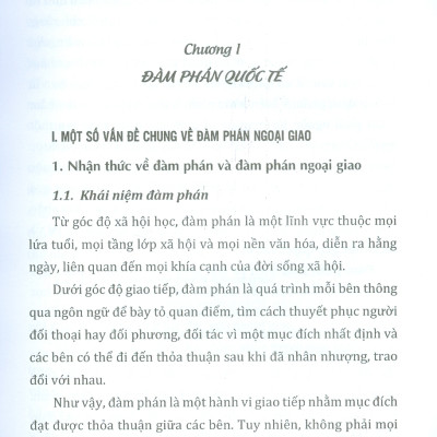 Phong Cách Đàm Phán Ngoại Giao (Sách chuyên khảo)