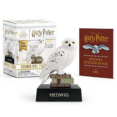 Harry Potter Hedwig Owl Figurine And Sticker Book: With Sound!