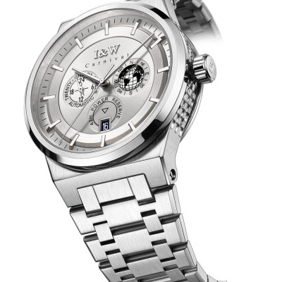 Đồng hồ nam chính hãng IW Carnival IW782G-7 ,kính sapphire,chống xước,chống nước 50m,Bh 24 tháng,máy cơ (automatic)