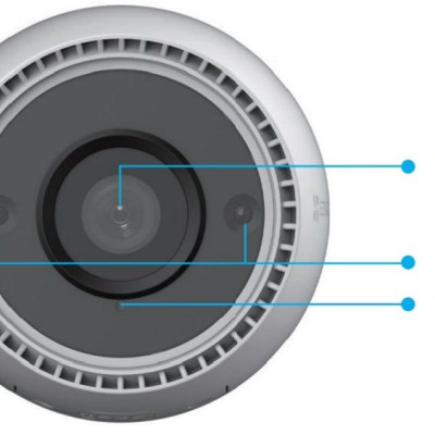 Camera IP Wifi hồng ngoại EZVIZ C3TN 2MP (Color Night Vision) - Hàng chính hãng