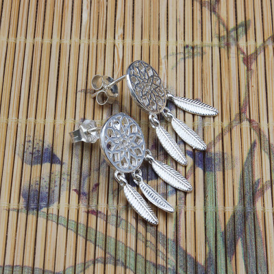 Hoa Tai Bạc Hiểu Minh HT195 dreamcacher