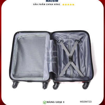 Vali cao cấp Macsim Smooire MSSM723 cỡ 24 inch màu Sky blue - Hàng loại 1