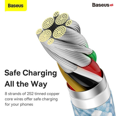 Cáp sạc nhanh siêu bền Baseus Dynamic Series Fast Charging Data Cable USB to Type-C 100W CALD- hàng chính hãng